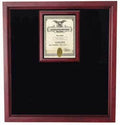 Document Case - Vertical 8 1/2 x 11 Cherry Document case The Military Gift Store