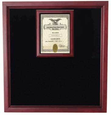 Document Case - Vertical 8 1/2 x 11 Cherry Document case The Military Gift Store