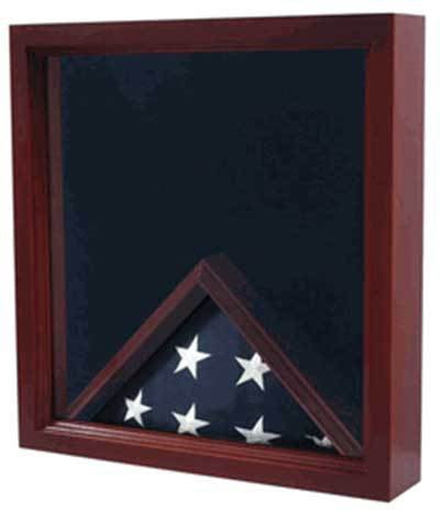 Military Flag and Medals Display Case Cabinet The Military Gift Store