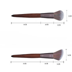 Color fiber hair makeup brush