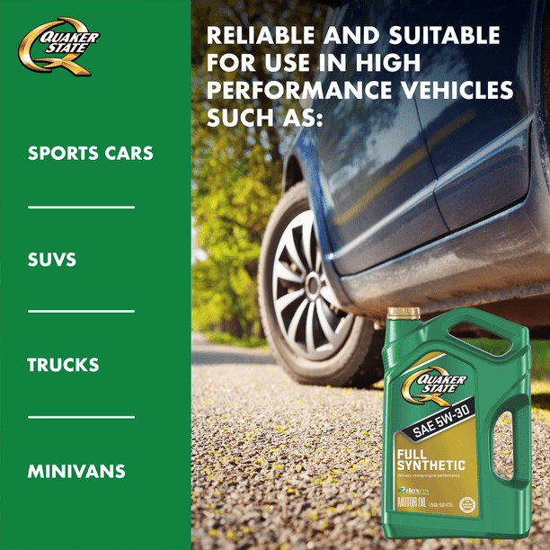 Quaker State Full Synthetic 5W-20 Motor Oil, 5-Quart EasyOptionXY LLC