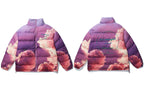 Star digital printing down jacket