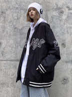 Loose Korean Student Baseball Uniform Jacket Pi-Mart