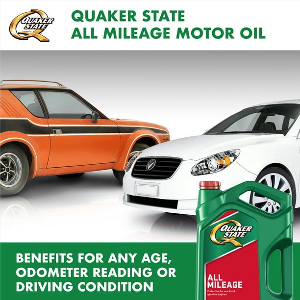 Quaker State All Mileage Synthetic Blend 5W-30 Motor Oil, 1 Quart EasyOptionXY LLC