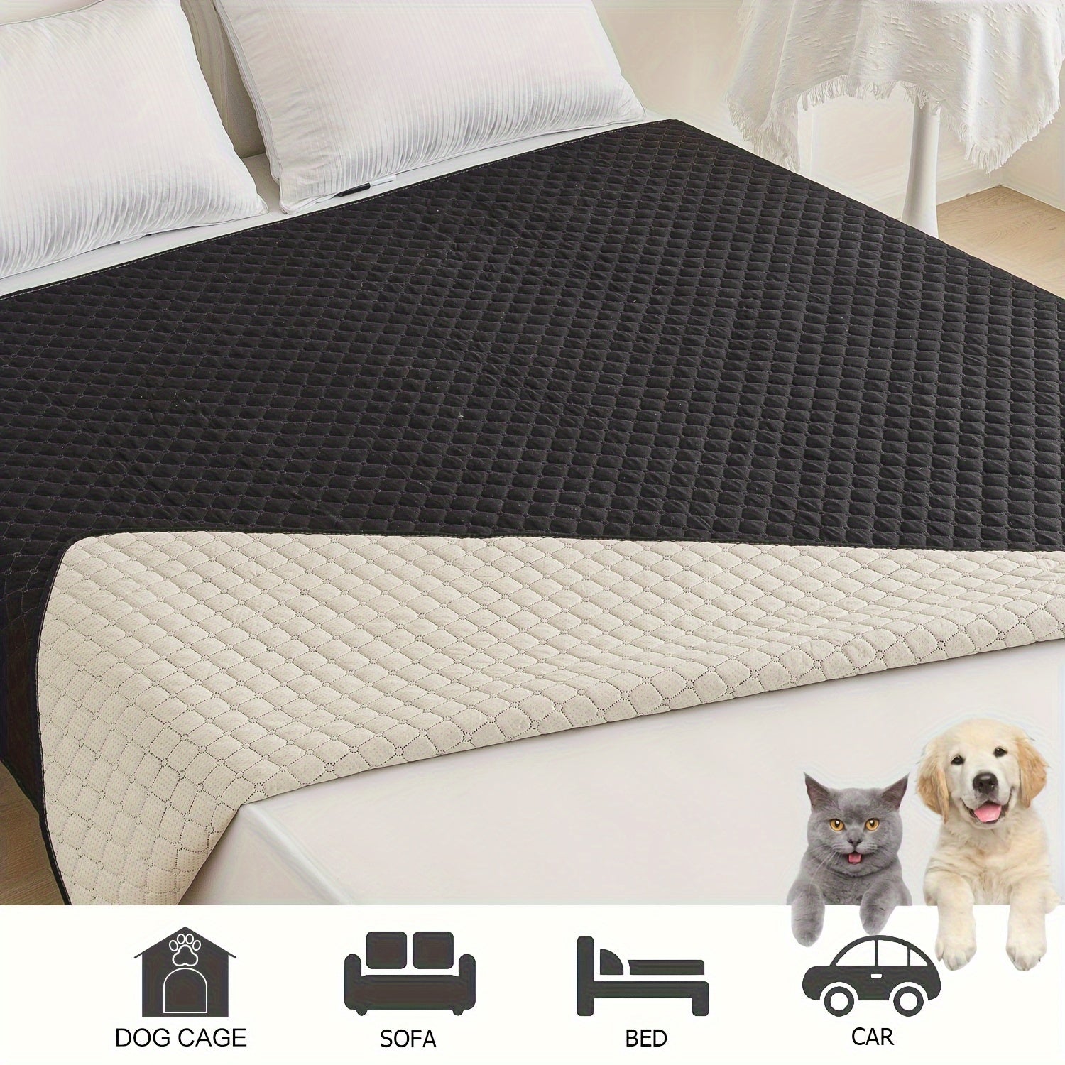 Waterproof non-slip pet mattress, pet blanket, pet furniture mattress, pet sofa waterproof cushion Lootquake LLC