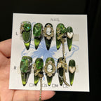 0974- Handmade press on nails fake nails removable