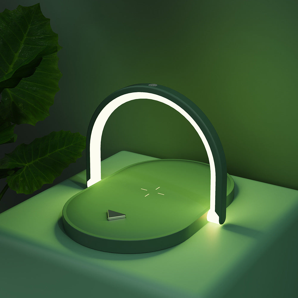 3 In 1 Foldable Wireless Charger Night Light Wireless Charging Station Stonego LED Reading Table Lamp 15W Fast Charging Light Pi-Mart