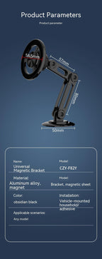 Magnetic Phone Holder All-metal Car Pi-Mart