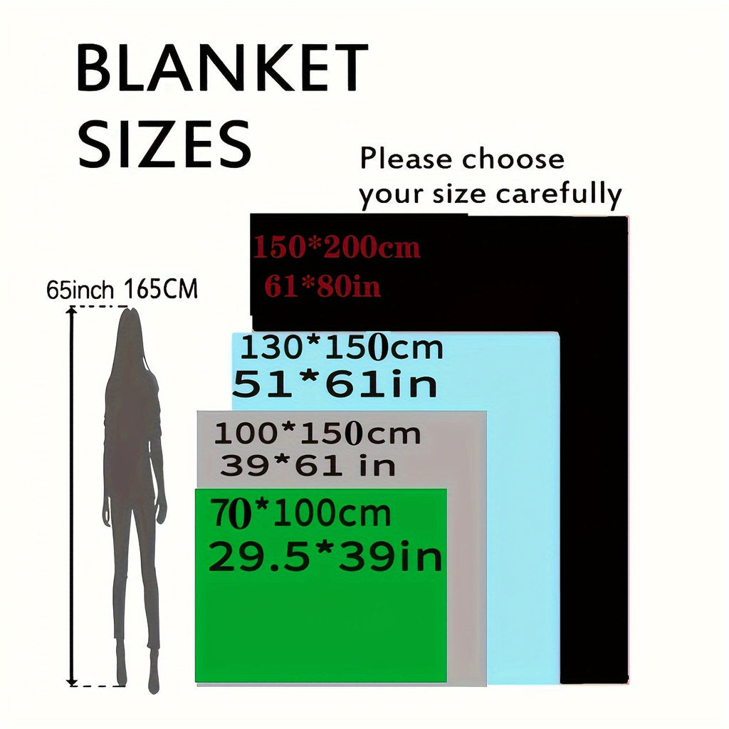 Funny Friends Face Print Throw Blanket - Soft, Reversible, All-Season Knit for Car, Lunch Break & Travel