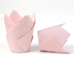 50pcs Newspaper Style Cupcake Liner Baking Cup For Wedding Party Muffin Cupcake Paper Cup Oilproof Cake Wrapper Cupcake Baking Cups Muffin Baking Liners Holders Cupcake Wrapper Brown White Bright Nature Color Stevvex