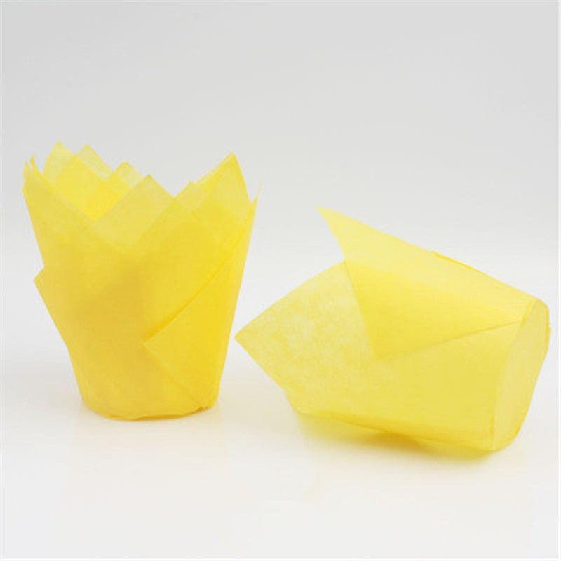 50pcs Newspaper Style Cupcake Liner Baking Cup For Wedding Party Muffin Cupcake Paper Cup Oilproof Cake Wrapper Cupcake Baking Cups Muffin Baking Liners Holders Cupcake Wrapper Brown White Bright Nature Color Stevvex