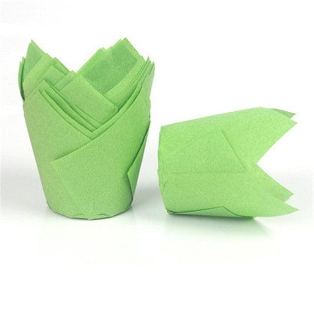 50pcs Newspaper Style Cupcake Liner Baking Cup For Wedding Party Muffin Cupcake Paper Cup Oilproof Cake Wrapper Cupcake Baking Cups Muffin Baking Liners Holders Cupcake Wrapper Brown White Bright Nature Color Stevvex