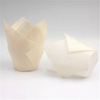50pcs Newspaper Style Cupcake Liner Baking Cup For Wedding Party Muffin Cupcake Paper Cup Oilproof Cake Wrapper Cupcake Baking Cups Muffin Baking Liners Holders Cupcake Wrapper Brown White Bright Nature Color Stevvex