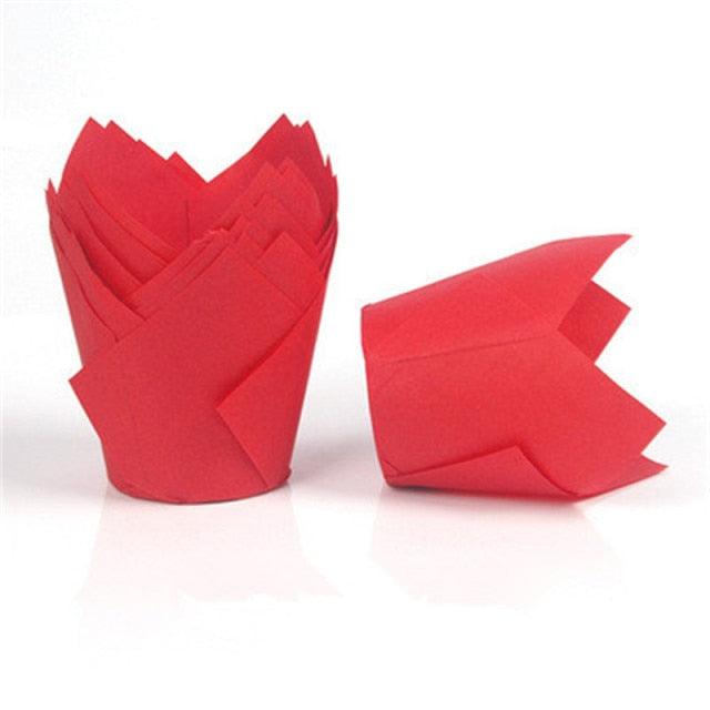 50pcs Newspaper Style Cupcake Liner Baking Cup For Wedding Party Muffin Cupcake Paper Cup Oilproof Cake Wrapper Cupcake Baking Cups Muffin Baking Liners Holders Cupcake Wrapper Brown White Bright Nature Color Stevvex