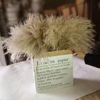 50Pcs/Bunch 50cm Natural Phragmites Reed Flowers Bulrush Bouquet Big Dried Pampas Grass Wedding Decoration Home Fall Decor Stevvex