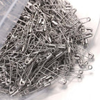 50pcs/lot High Quality Stainless Steel Safety Pins Sewing Tools Accessory Needles Large Safety Pin Small Silver Metal Needles Large Safety Pin Small Brooch Accessories