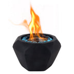 6"x4" JHY Portable Tabletop Fireplace Cement Tabletop Fire Pit Lootquake LLC