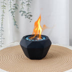 6"x4" JHY Portable Tabletop Fireplace Cement Tabletop Fire Pit Lootquake LLC