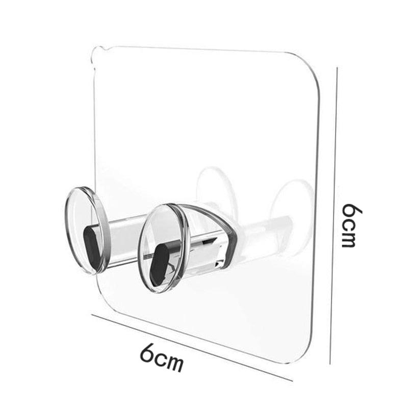 5/10/20 Pcs Wall Storage Hook Punch-free Power Plug Socket Holder Kitchen Stealth Hook Wall Adhesive Hanger Bathroom Wall Storage Hook Power Plug Socket Holder Wall Adhesive Hanger Home Office Stevvex