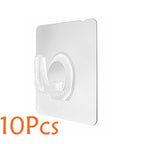 5/10/20 Pcs Wall Storage Hook Punch-free Power Plug Socket Holder Kitchen Stealth Hook Wall Adhesive Hanger Bathroom Wall Storage Hook Power Plug Socket Holder Wall Adhesive Hanger Home Office Stevvex