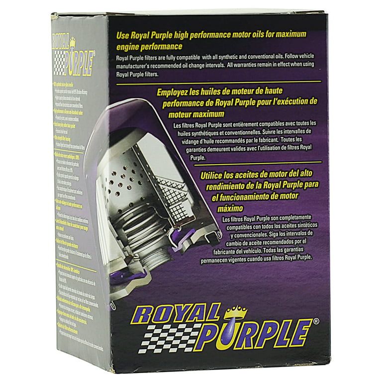 Royal Purple Extended Life Oil Filter 20-500, Engine Oil Filter for Buick, Cadillac, Chevrolet and GMC