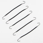 5/10pcs Ponytail Rubber Elastic Hook Hair Bands For Women Gum Hooks Hair Accessories Hair Ties Styling Tools Holder Bungee Bands Gorgeous Hair Accessories For Women