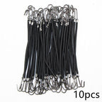5/10pcs Ponytail Rubber Elastic Hook Hair Bands For Women Gum Hooks Hair Accessories Hair Ties Styling Tools Holder Bungee Bands Gorgeous Hair Accessories For Women