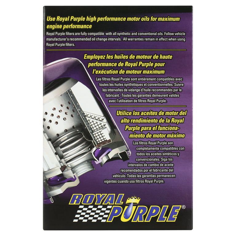 Royal Purple Extended Life Oil Filter 20-561, Engine Oil Filter for Audi, Chevrolet, Mercedes, Nissan, Subaru, Toyota, VW and Volvo