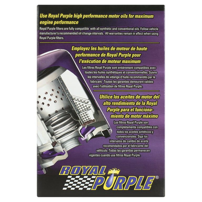 Royal Purple Extended Life Engine Oil Filter 20-2009, for Ford, Jaguar, Lincoln and Volvo