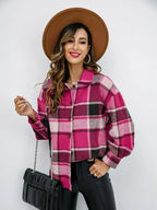 Pumpkin Spice Button-Down Jacket