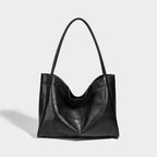 Women's soft leather tote bag, large capacity tote bag, hand bag shoulder, armpit bag class commute - SJB-DIAMOND ELITES