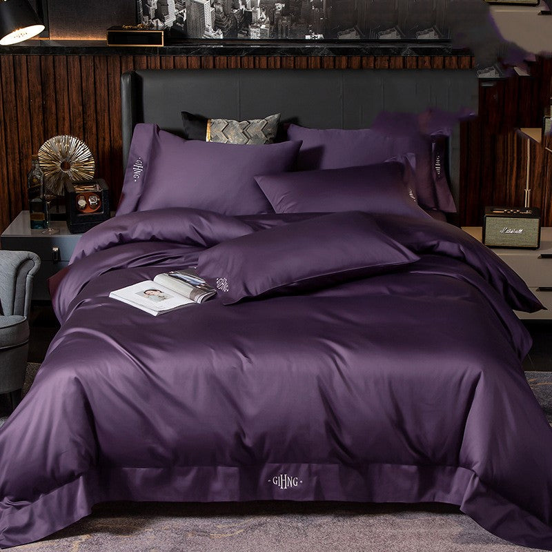 Four-piece long-staple cotton cotton duvet cover sheet Pi-Mart