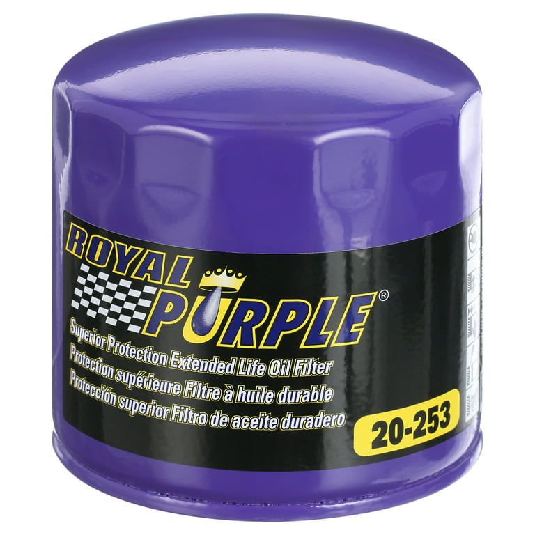 Royal Purple 20-253 Extended Life Engine Motor Oil Filter Fits Chrysler, Dodge, Ford, Mercury, Jeep, Land Rover, Nissan, Toyota, Triumph and VW