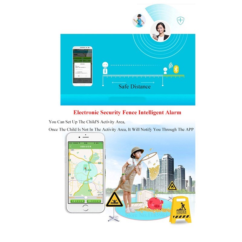 Anti Lost Kids Smart Watch Child GPS Tracker SOS Monitor Positioning Pi-Mart