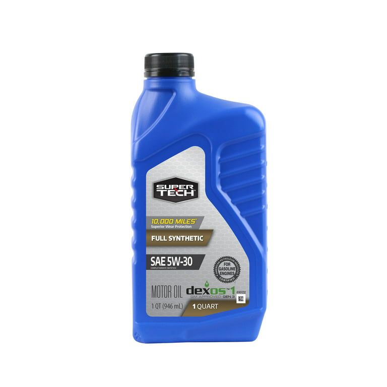 Super Tech Full Synthetic SAE 5W-30 Motor Oil, 1 Quart