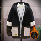 Premium Lamb Wool Blend Hooded Coat – Hong Kong-Inspired Sophistication Pi-Mart
