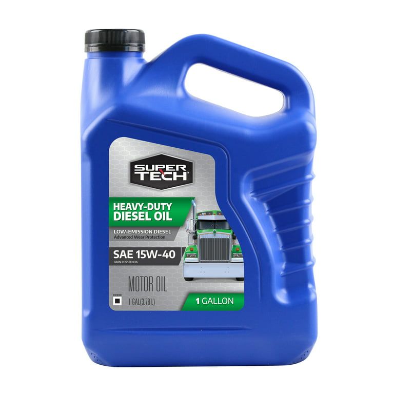Super Tech Heavy Duty SAE 15W-40 Motor Oil, 1 Gallon