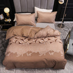 Three-piece Bedding Set, Plain Quilt Cover, Pillowcase, Four-piece Set Without Bed Linen Pi-Mart