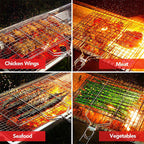 Stainless Steel Barbecue Net Grilled Fish And Chicken Net Clip Pi-Mart
