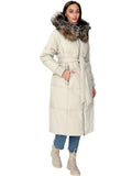 Alice Genuine Silver Fox Down Fill Coat - SJB-DIAMOND ELITES