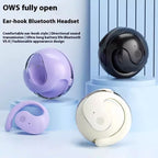 AI Translation Small Coconut Ball Wireless Bluetooth Headset Ear-mounted Headset Pi-Mart