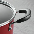 Tramontina Everyday 5 Qt Aluminum Nonstick Covered Dutch Oven Metallic Red EasyOptionXY LLC