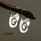 Spiral Design Ear Ring Retro Geometry Pi-Mart