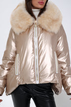 Genuine Polar Fox Down Fill Jacket - SJB-DIAMOND ELITES