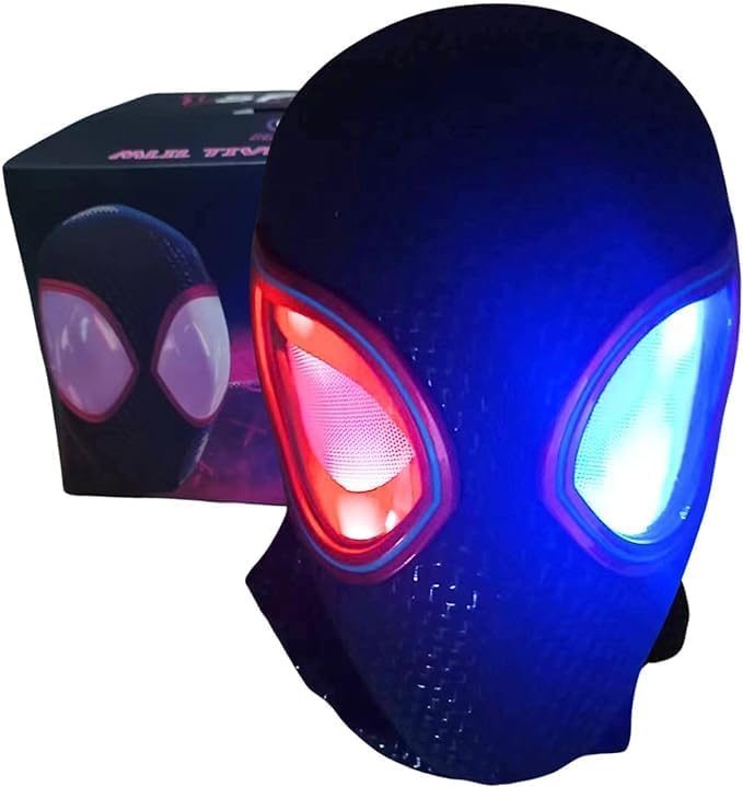 Spider Mask with Moving Eyes helmet Spide Cosplay Mask spides mascara suits cool stuff amazing hot realistic toys figure for boy teen Adult gifts for age 8-12 13 year old Super Hero costume - SJB-DIAMOND ELITES