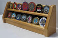Challenge Coin/Casino Chip Display Stand Rack Holder Stand (2 Rows) The Military Gift Store