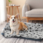 6 pack Cozy 24x28 Inch Paw Print Blanket for Dogs and Cats - Soft and Warm Bed Cover for Ultimate Comfort Christmas Gift Lootquake LLC