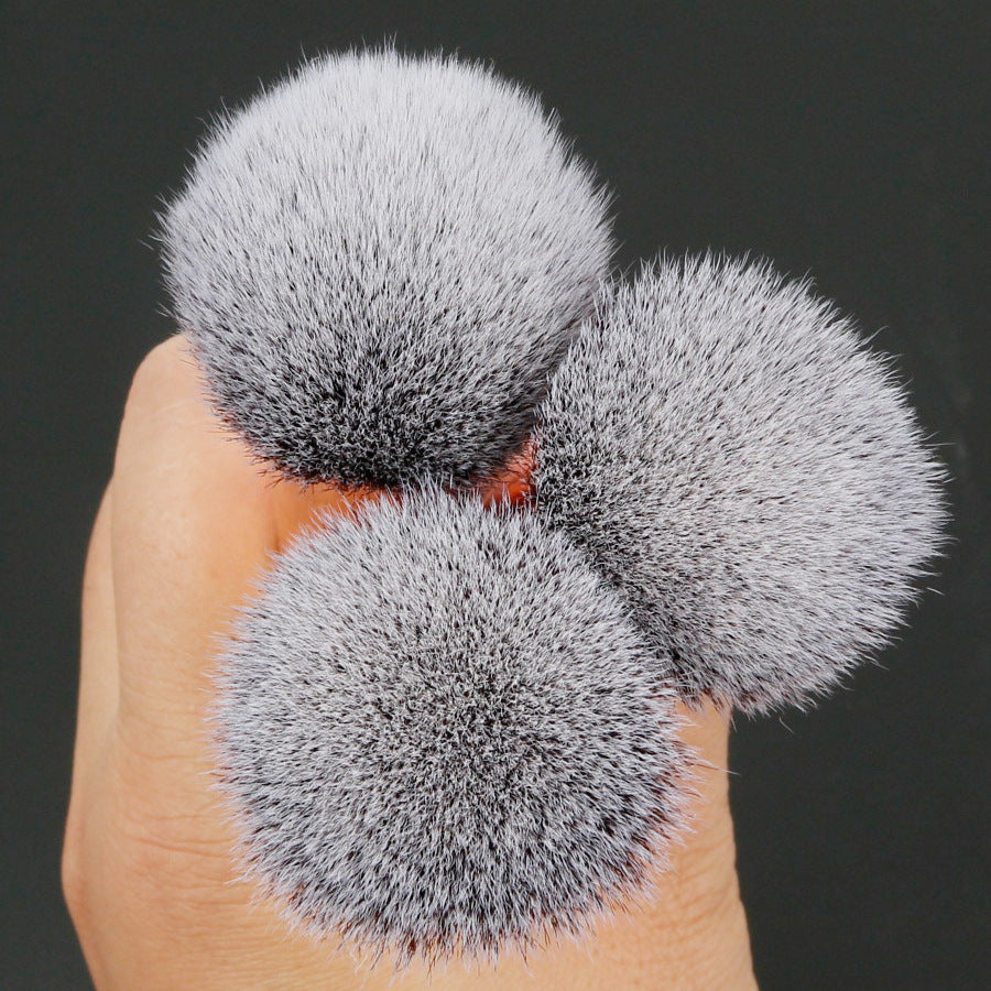 Flat Head Bevel Three Piece Portable Makeup Brush Pi-Mart
