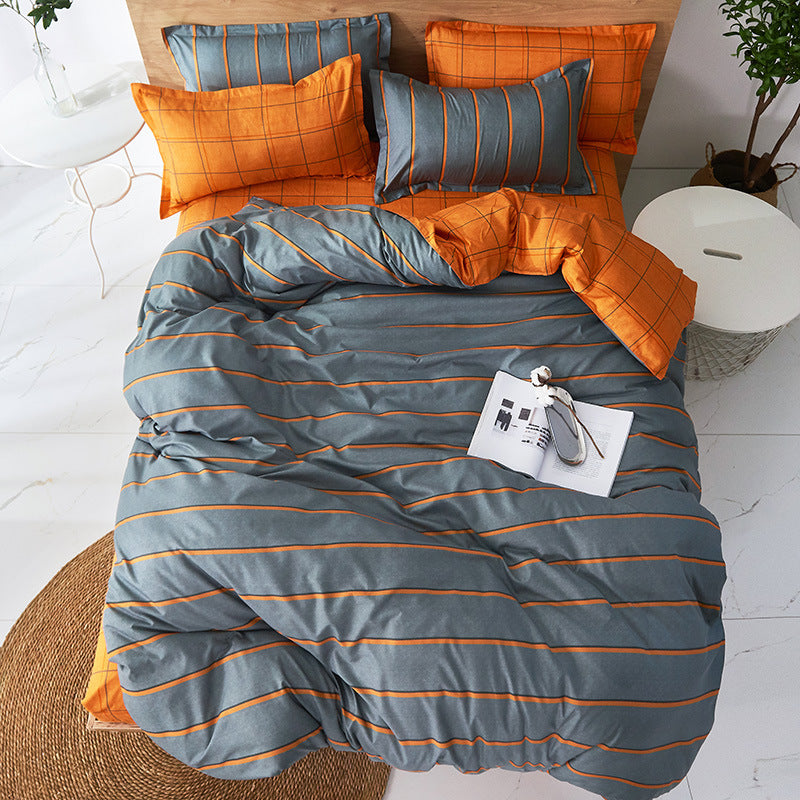 Four-piece Bedding Brushed Set Pi-Mart