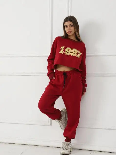 Women's Long Sleeved Hoodie Set - SJB-DIAMOND ELITES